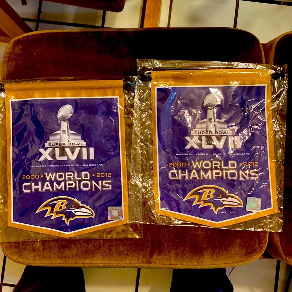 Two Ravens scroll type flags